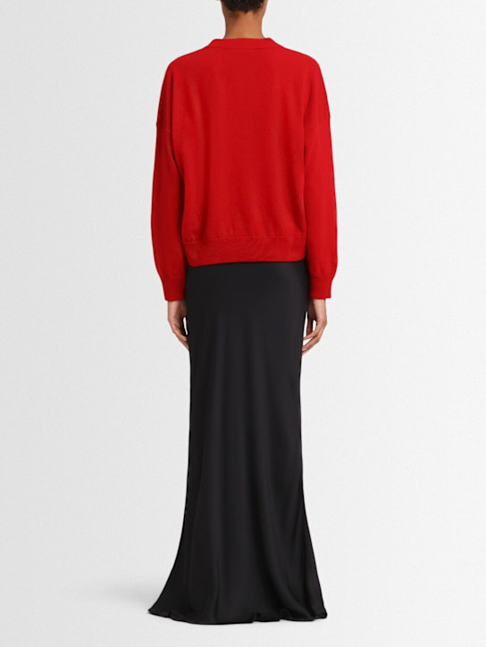 Annagreta Dalia wool knit crewneck sweater