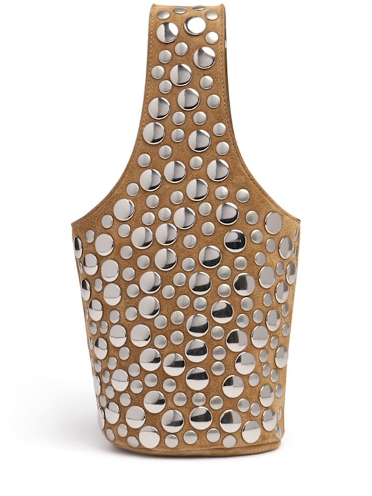 Khaite Small Livia suede top handle bag