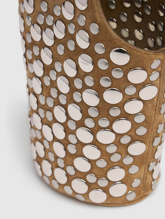 Khaite Small Livia suede top handle bag 4 Khaite Small Livia suede top handle bag