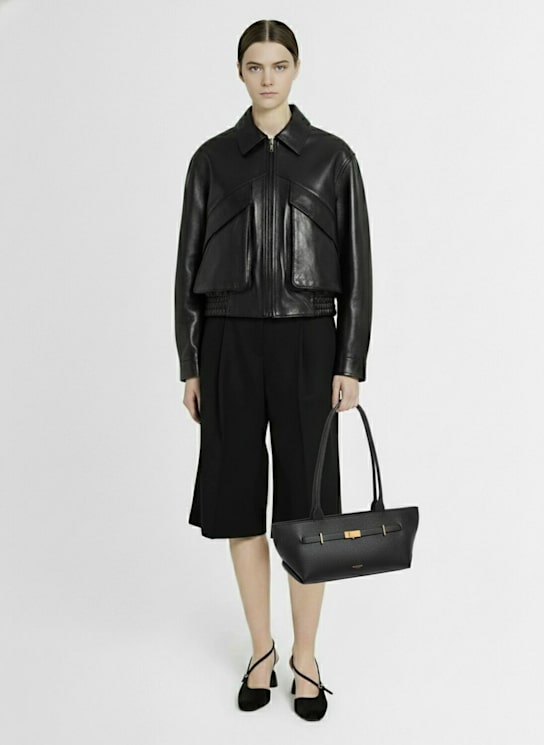 DeMellier The New York grain leather shoulder bag