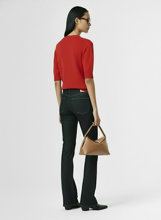 Fabiana Filippi Cotton blend high rise straight jeans