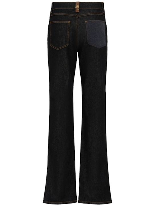 Fabiana Filippi Cotton blend high rise straight jeans