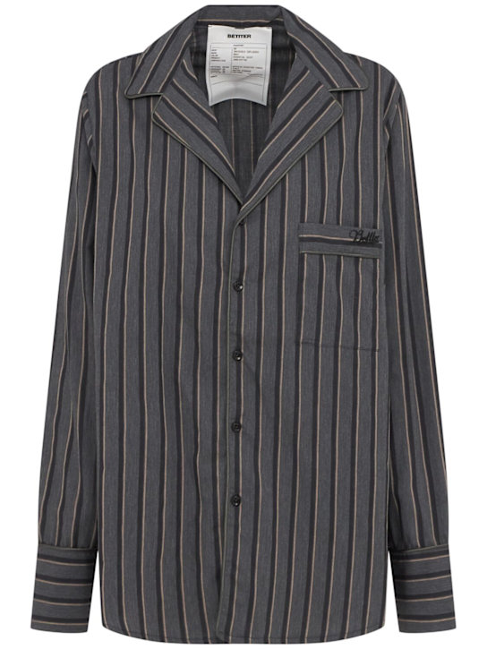 BETTTER Essential striped cotton shirt