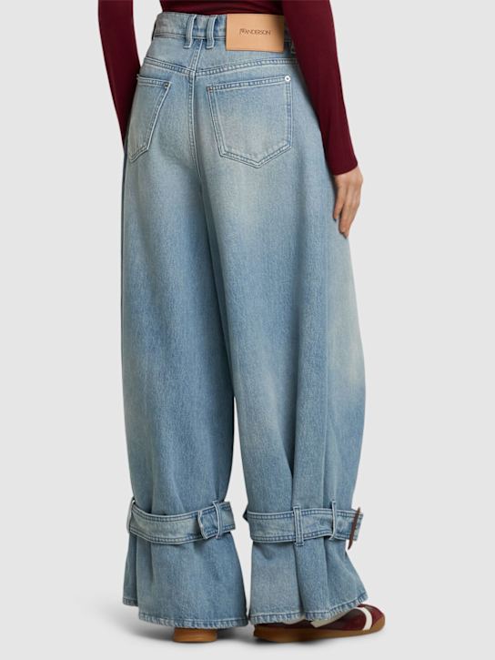 JW Anderson Buckled cuff mid rise boyfriend jeans
