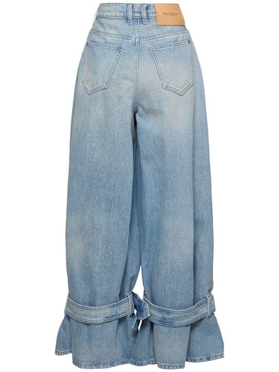 JW Anderson Buckled cuff mid rise boyfriend jeans