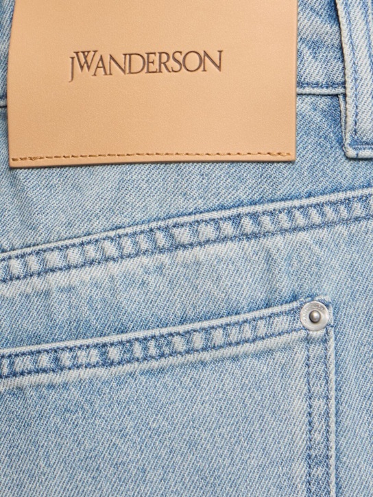 JW Anderson Buckled cuff mid rise boyfriend jeans