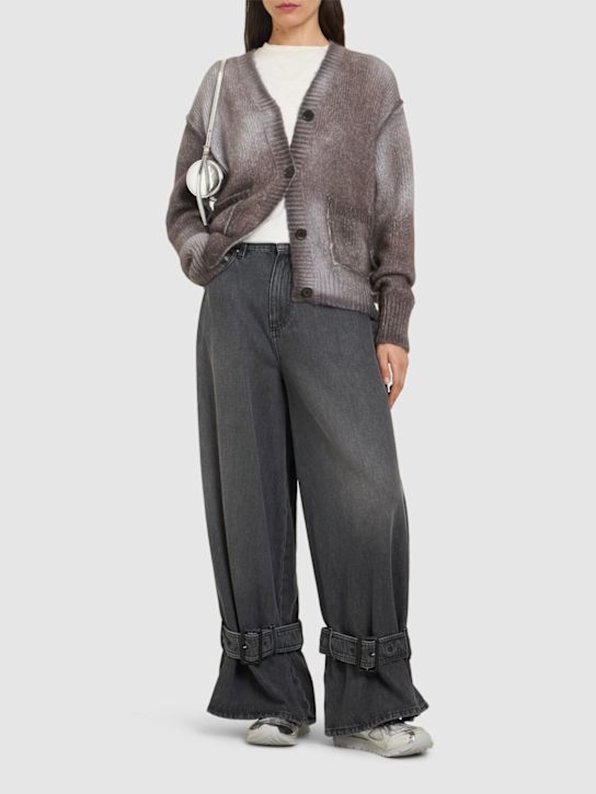 JW Anderson Buckled cuff mid rise boyfriend jeans