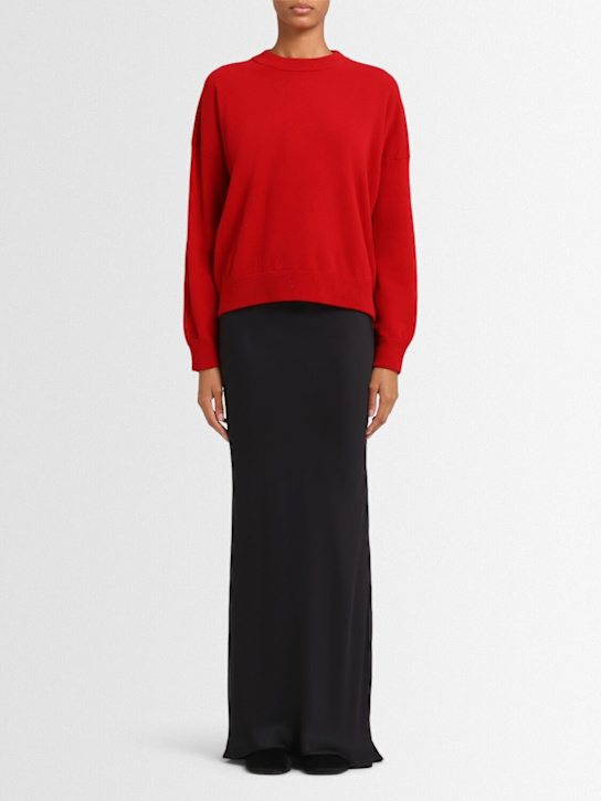 Annagreta Dalia wool knit crewneck sweater