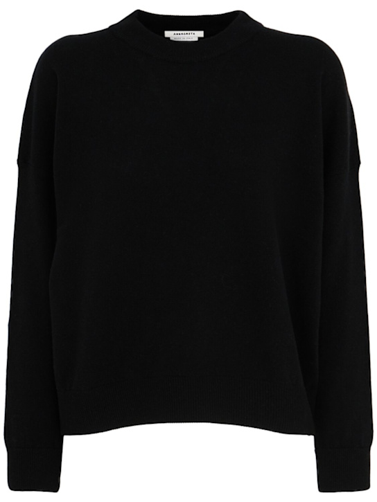 Annagreta Dalia wool knit crewneck sweater