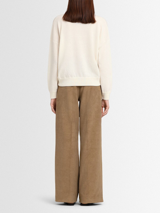 Annagreta Dalia wool knit crewneck sweater