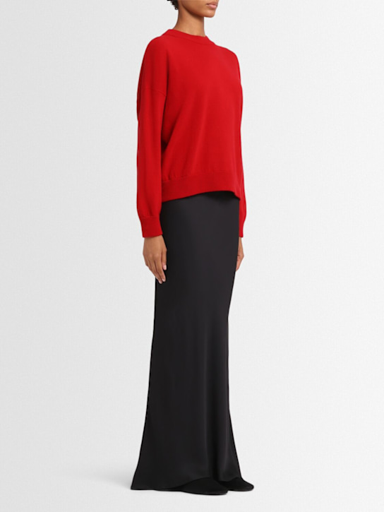 Annagreta Dalia wool knit crewneck sweater