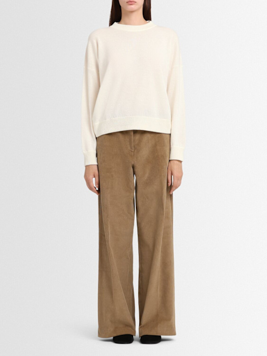 Annagreta Dalia wool knit crewneck sweater