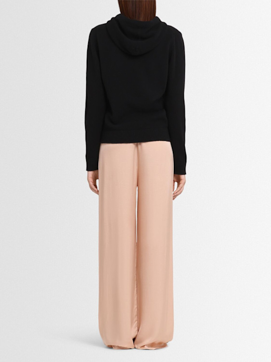 Annagreta Giada wool knit hoodie