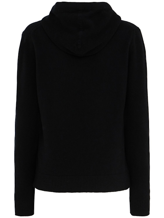 Annagreta Giada wool knit hoodie
