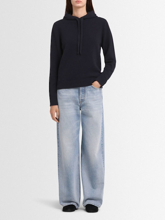 Annagreta Giada wool knit hoodie