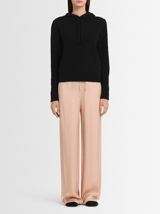 Annagreta Giada wool knit hoodie