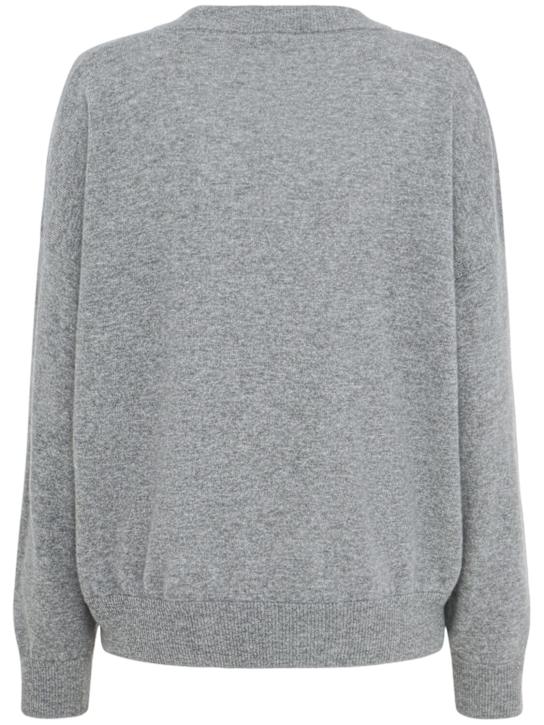 Annagreta Evelyn wool knit V-neck sweater