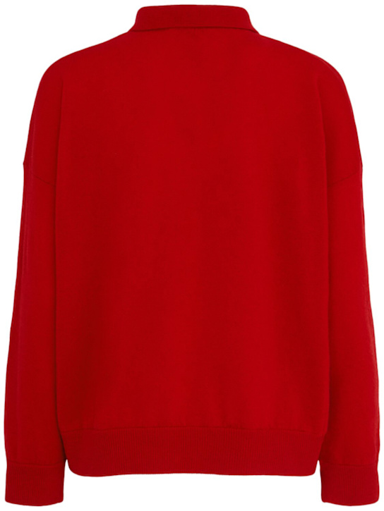 Annagreta Editta wool knit polo