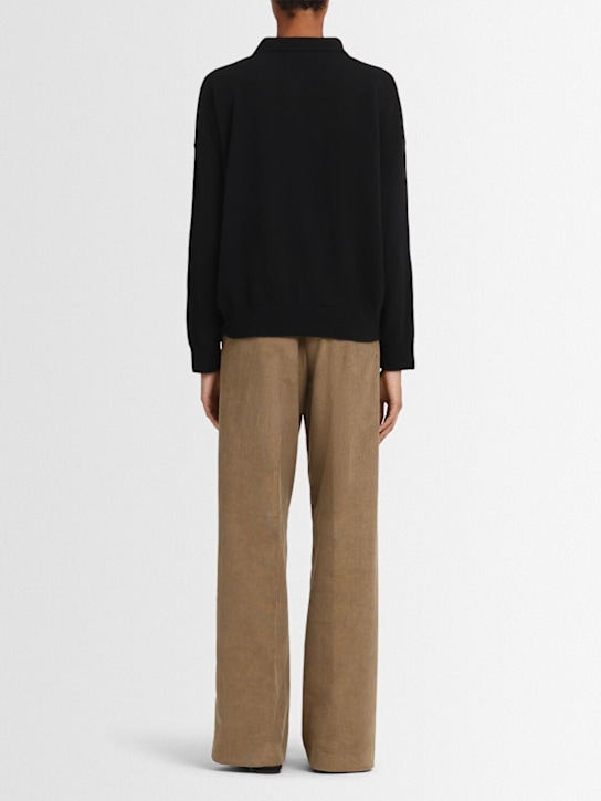 Annagreta Editta wool knit polo