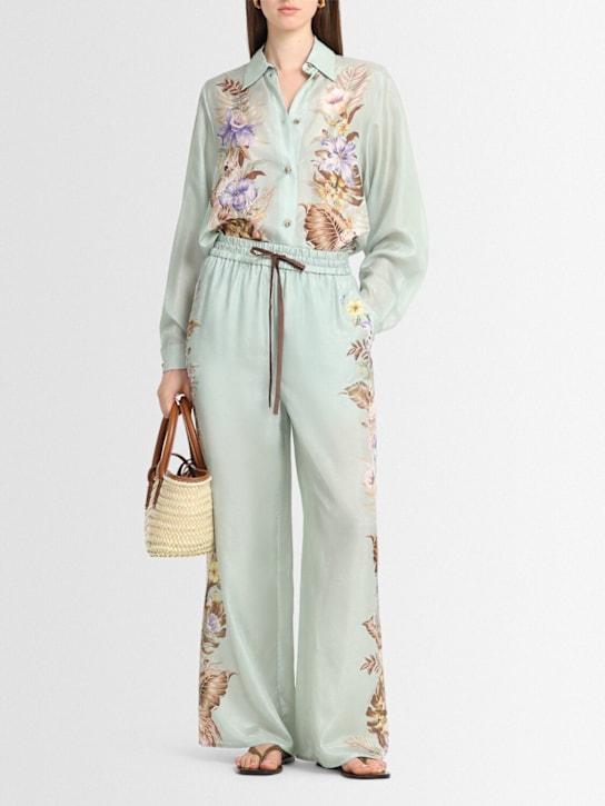 Zimmermann Coco silk relaxed pants