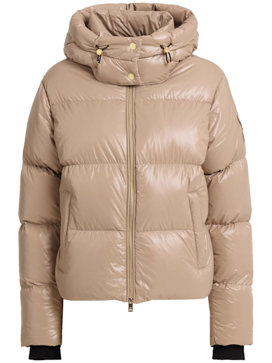 Moose Knuckles Moonstone Gold patent down jacket