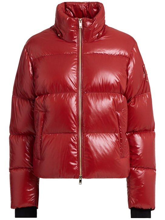 Moose Knuckles Moonstone Gold patent down jacket