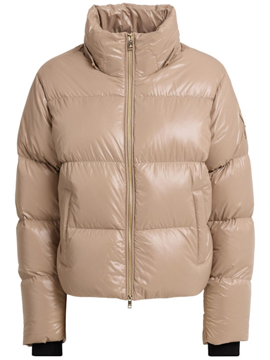 Moose Knuckles Moonstone Gold patent down jacket