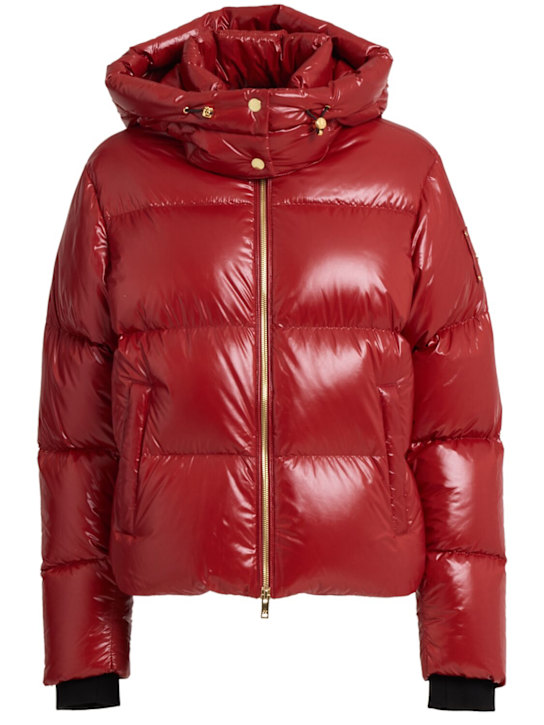 Moose Knuckles Moonstone Gold patent down jacket