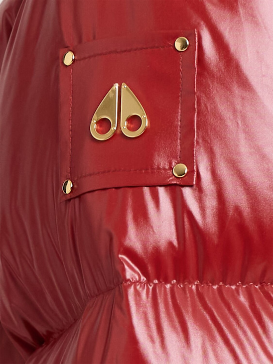 Moose Knuckles Moonstone Gold patent down jacket