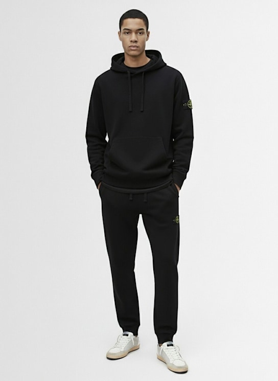 Stone Island Brushed cotton sweatpants