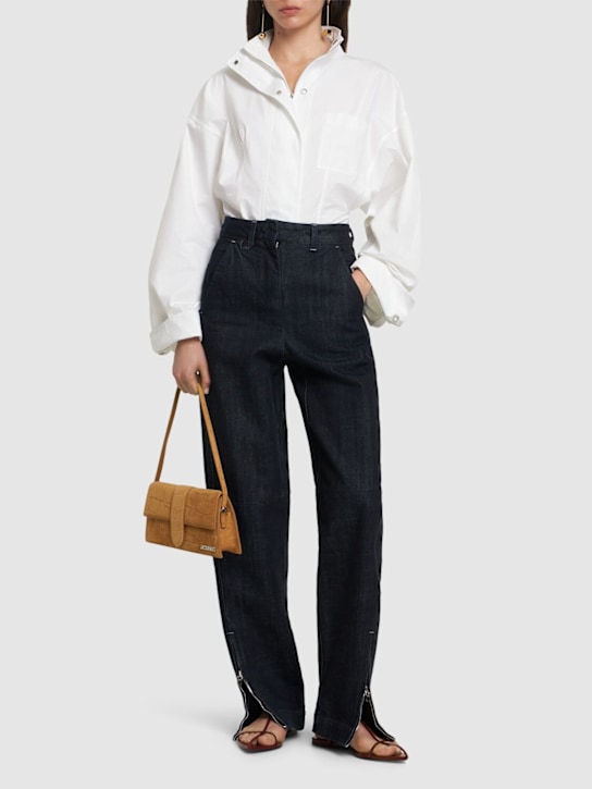 Jacquemus Le Cargo De-Nîmes ultra-high rise jeans