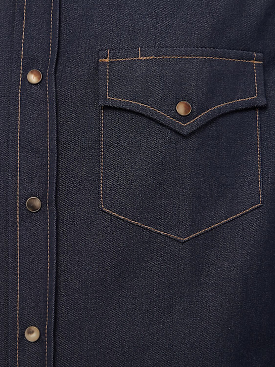 Brunello Cucinelli Western cotton denim shirt 5 Brunello Cucinelli Western cotton denim shirt