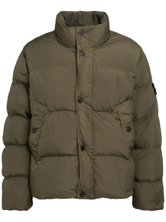 Stone Island Nylon down bomber jacket