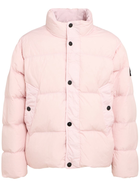 Stone Island Nylon down bomber jacket