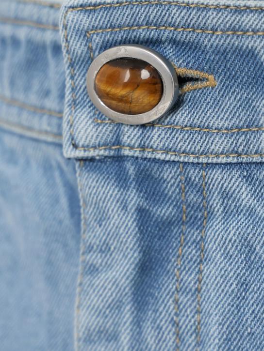 Christopher Esber Fossil denim shorts