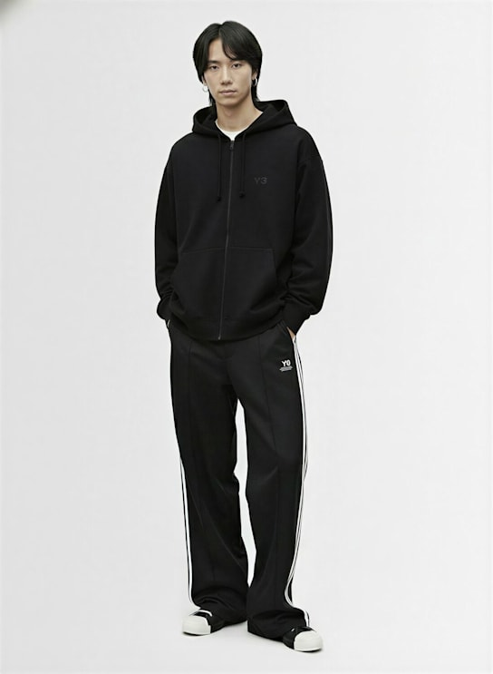 Y-3 Cotton blend zip hoodie