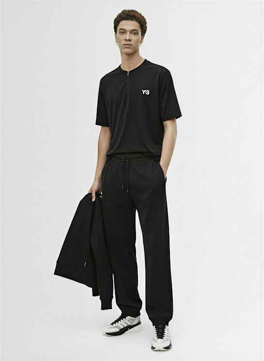 Y-3 Cotton blend track pants
