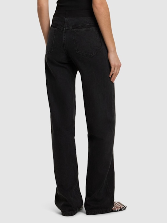 Christopher Esber Deconstructed high rise denim wide jeans 3 Christopher Esber Deconstructed high rise denim wide jeans