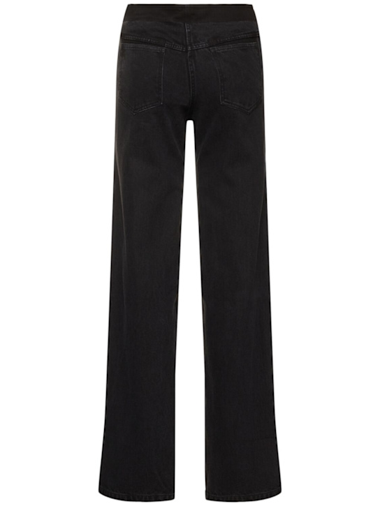 Christopher Esber Deconstructed high rise denim wide jeans 4 Christopher Esber Deconstructed high rise denim wide jeans