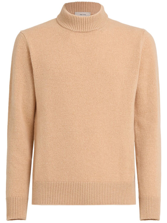 The Core Wool knit funnel neck sweater