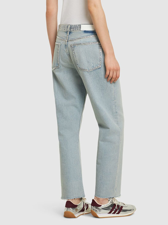 RE/DONE Easy straight crop embellished jeans 3 RE/DONE Easy straight crop embellished jeans