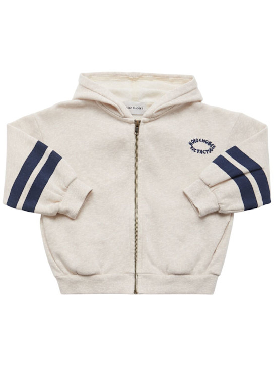 Bobo Choses Organic cotton zipped hoodie