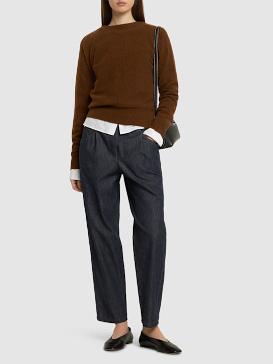 Brunello Cucinelli No-fade mid rise straight pants