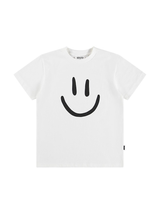 Molo Printed organic cotton jersey t-shirt