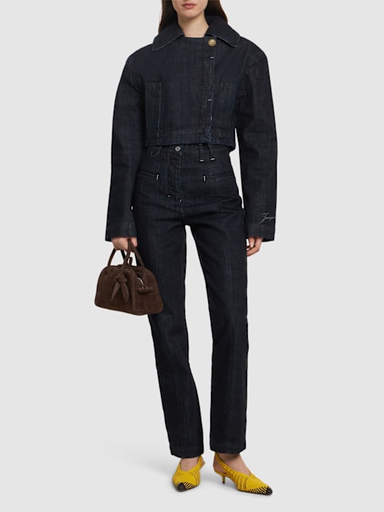 Jacquemus Le De-Nîmes Norma high straight jeans