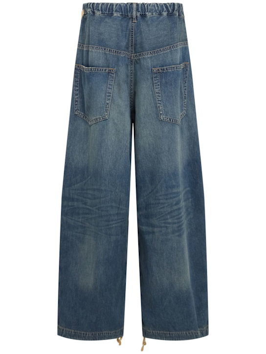 Mihara Yasuhiro Drawstring wide-leg denim jeans 4 Mihara Yasuhiro Drawstring wide-leg denim jeans