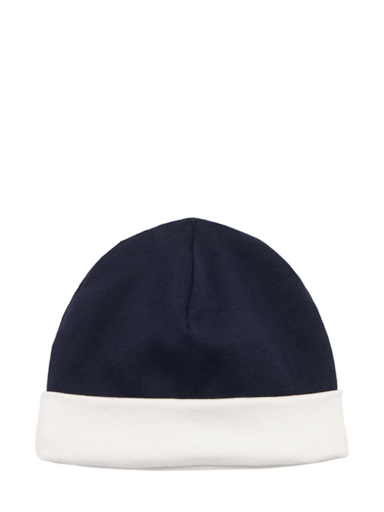 Monnalisa Cotton interlock romper & hat 5 Monnalisa Cotton interlock romper & hat