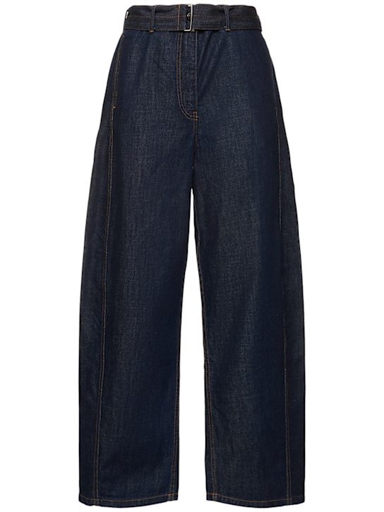 Magda Butrym Belted denim baggy jeans