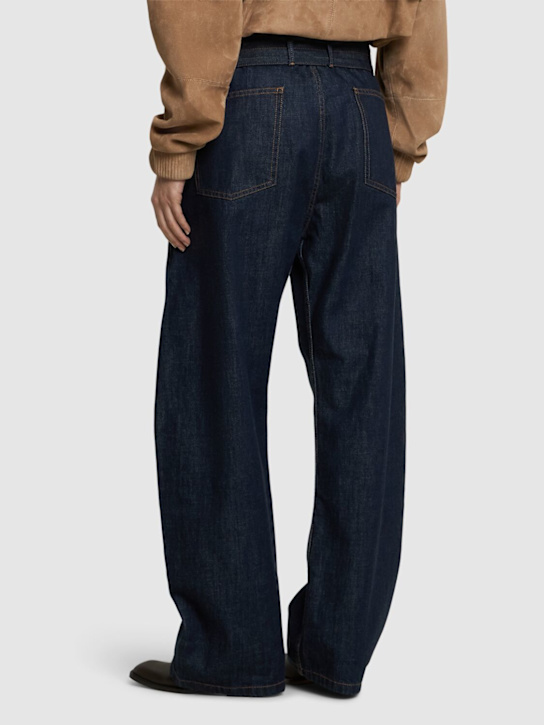 Magda Butrym Belted denim baggy jeans 3 Magda Butrym Belted denim baggy jeans
