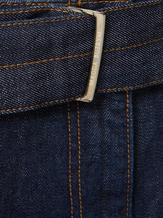 Magda Butrym Belted denim baggy jeans 5 Magda Butrym Belted denim baggy jeans